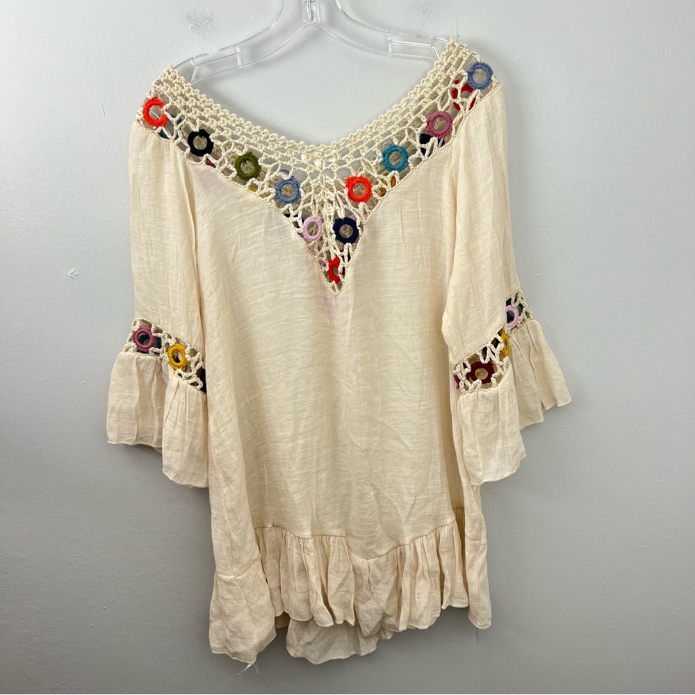 Everleigh Crochet Tunic Top - Picture 3 of 7